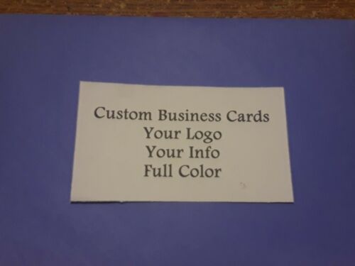 Custom Full Color Business Cards 500 Cards Free Shipping