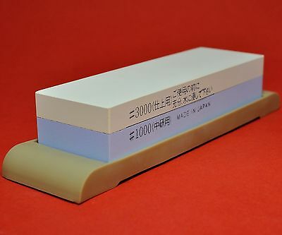 Japan Waterstone Dual Whetstone Sharpen Duo #1000/3000 Pierre Aiguiser Japon