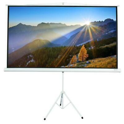 84" 16:9 Projector Screen Portable Indoor Outdoor Projection With Stand Tripod