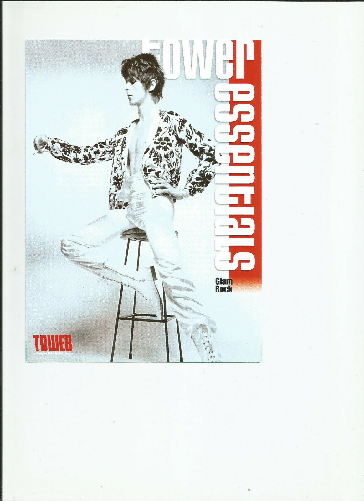 David Bowie And Tower Records The New York Dolls, T-rex Et Al. Promo Flyer Rare!