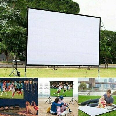 Portable Foldable Projector Screen 16:9 Hd Home Cinema Theater 3d Movie Hot Sale