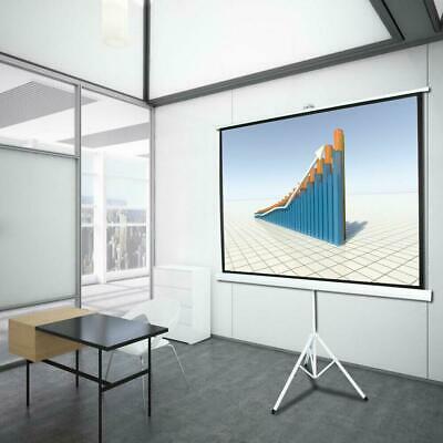 100" 4:3 Projector Screen Portable Indoor Outdoor Projection With Stand Tripod