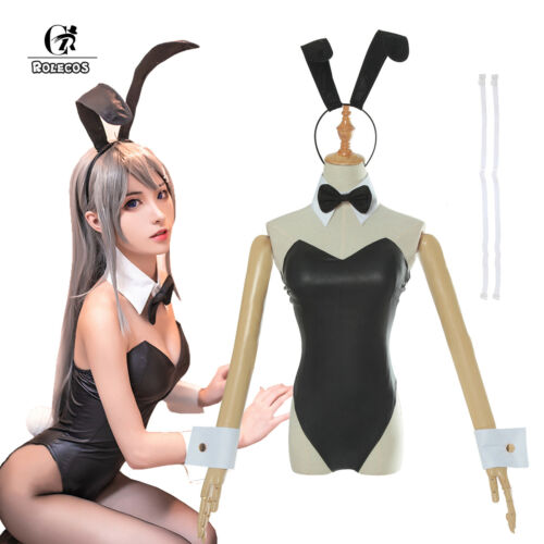 Rascal Does Not Dream Sakurajima Mai Bunny Girl Bodysuit Outfit Cosplay Costume