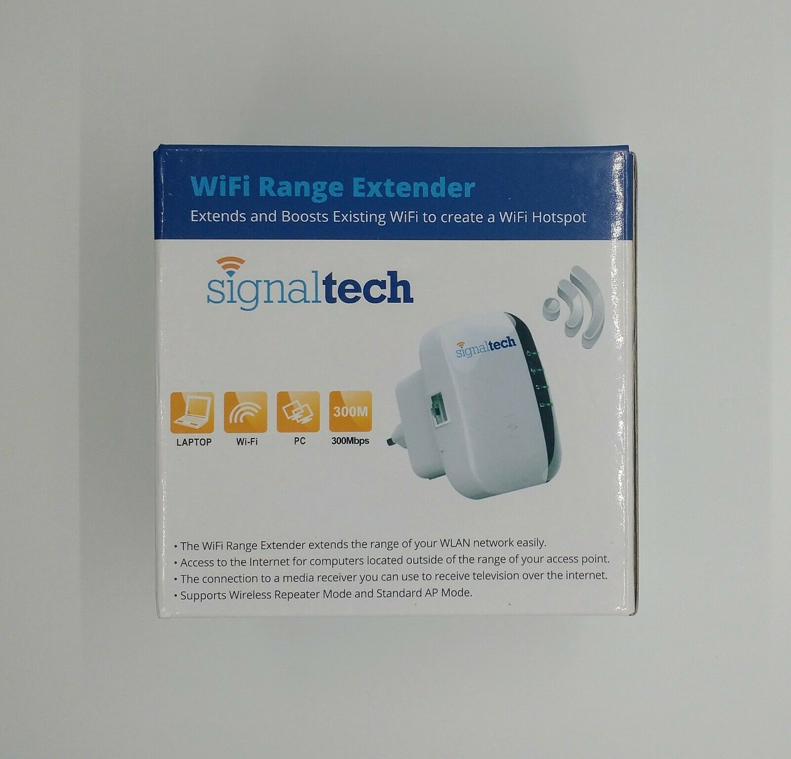 Signaltech Wifi Range Extender / Adapter - Boosts Existing WiFi - Hotspot