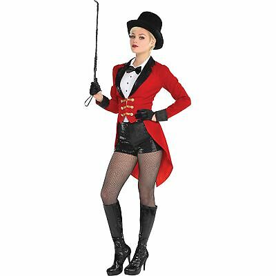 Circus Ringmaster Costume for Adults, Includes Bodysuit and Jacket
