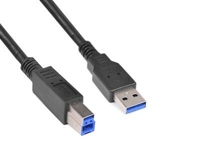 10ft SuperSpeed USB 3.0 Type A to B Male Cable for Cameras/Printers/Scanners