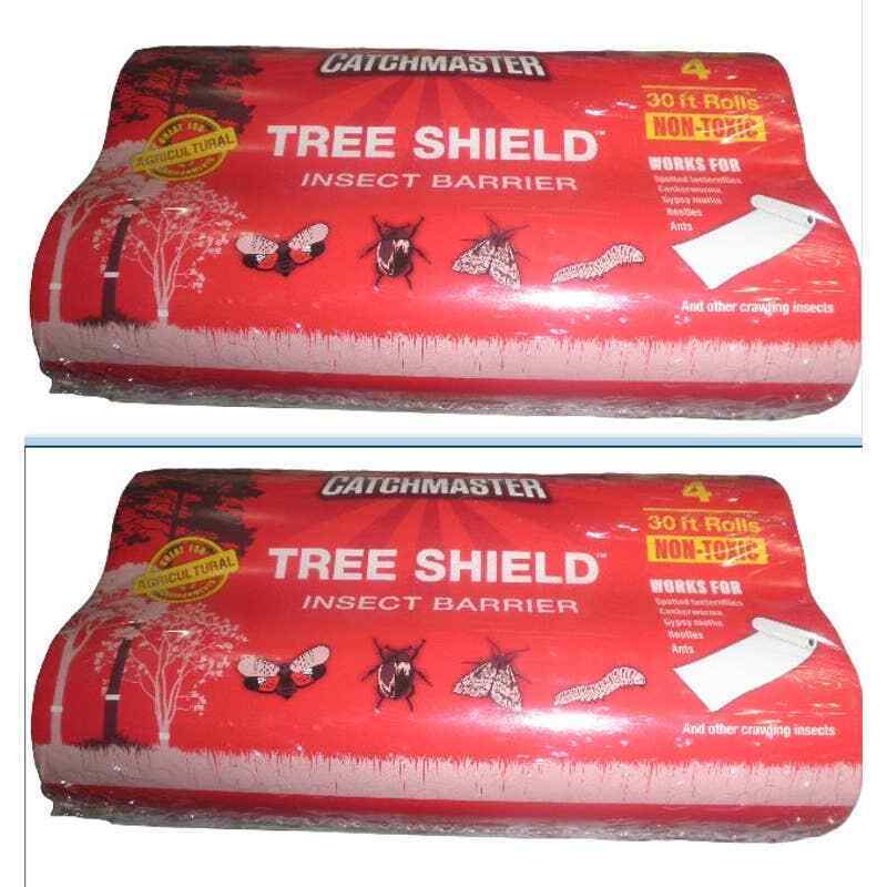 Catchmaster Tree Shield Insect Barrier 8 Roll Pack, White