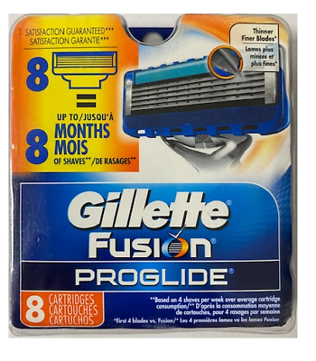 Gillette Fusion Proglide Refill Razor Blade Cartridges, 8 Ct.