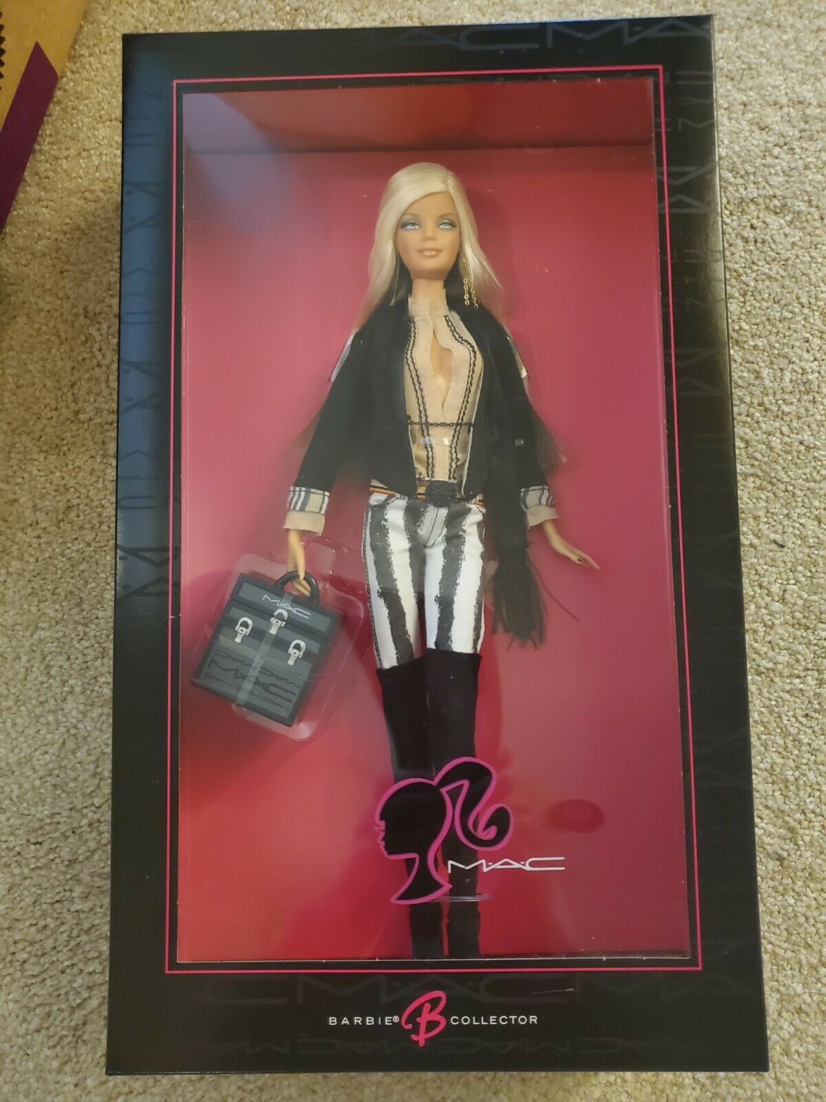 2006 Mac Barbie Doll..gold Label..never Removed From Shipping Box From Factory!