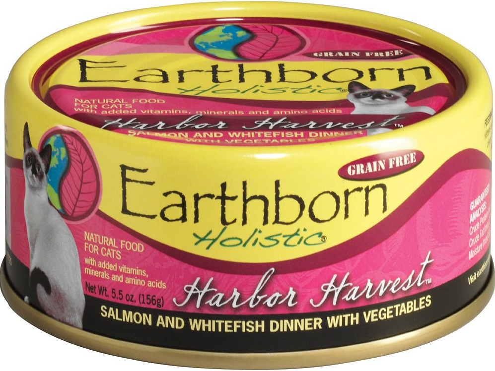 Earthborn Holistic Harbor Harvest Natural Canned Cat Food, 5.5-oz, case of 24