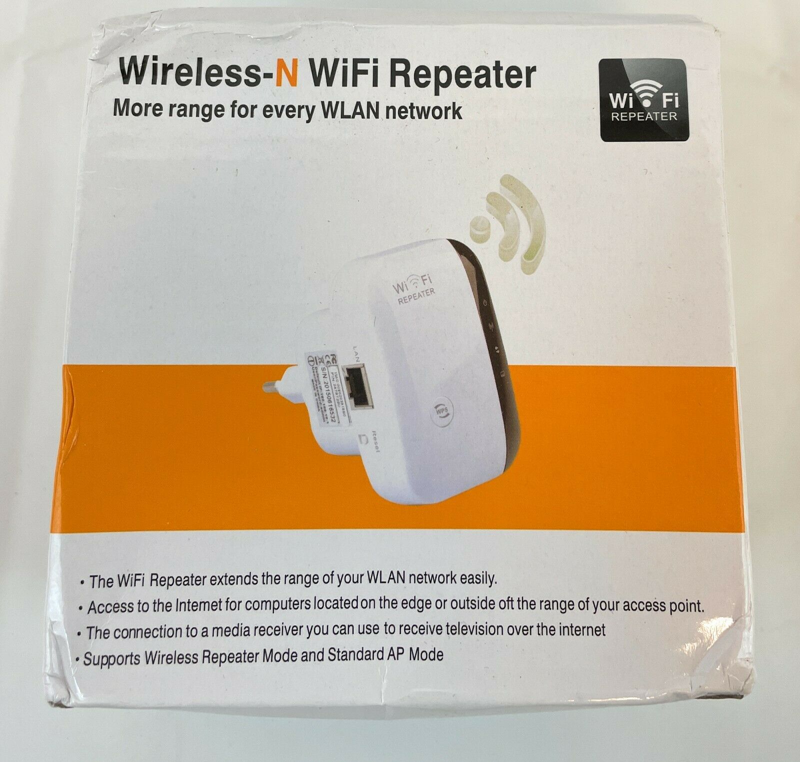Wireless N Wifi Repeater AP Range Router Extender Signal Booster 802.11