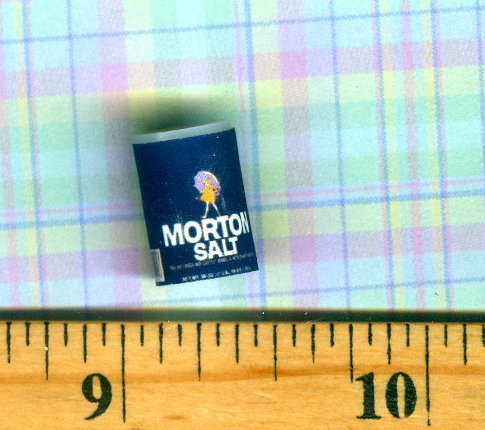 Dollhouse Miniature Size A Round Salt Box